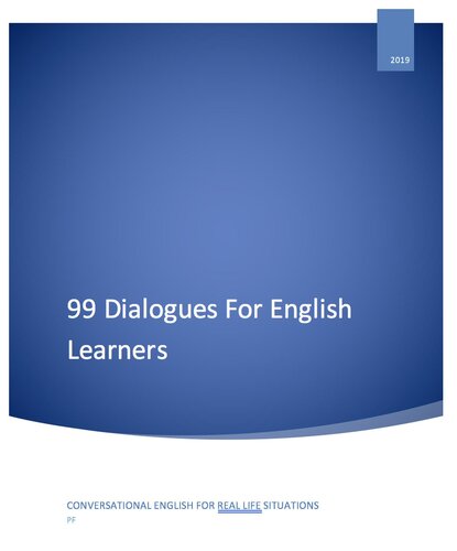 99 Dialogues for English Learners