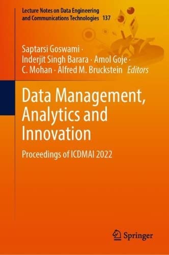 Data Management, Analytics and Innovation: Proceedings of ICDMAI 2022