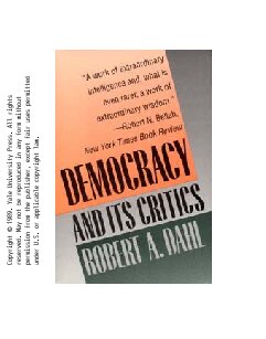 Democracy and Its Critics