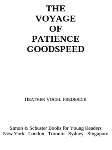 The Voyage of Patience Goodspeed