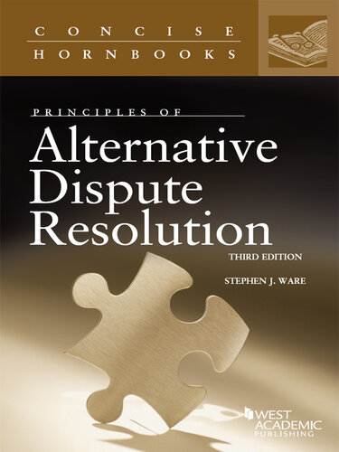 Principles of Alternative Dispute Resolution