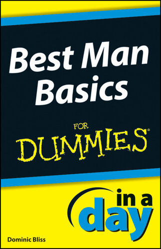 Best Man Basics in a Day for Dummies
