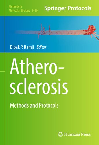 Atherosclerosis  Methods and Protocols