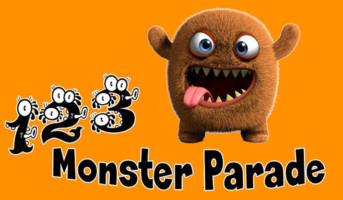 Monster Parade 1, 2, 3: A Rhyming Counting Picture Book for Kids
