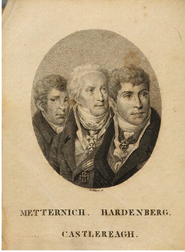 Von dem Pariser Frieden bis zur Beendigung des Wiener Kongresses