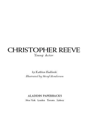 Christopher Reeve: Young Actor