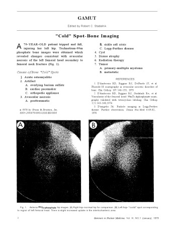 GAMUTS IN NUCLEAR MEDICINE 1976-2008