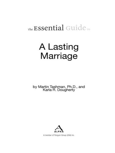 The Essential Guide to a Lasting Marriage