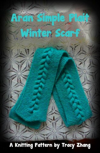 Aran Simple Plait Winter Scarf