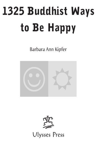 1325 Buddhist Ways to Be Happy