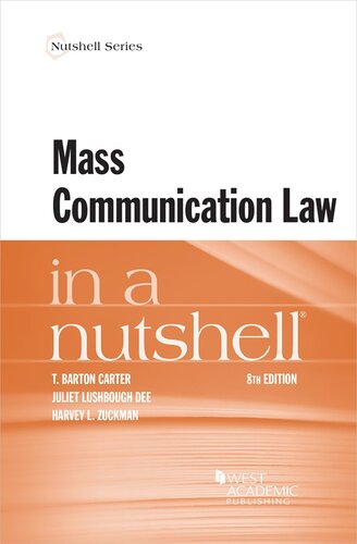 Mass Communication Law in a Nutshell
