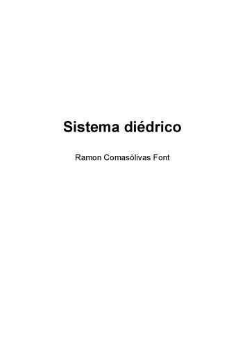 Sistema diédrico