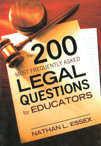 The 200 Most Frequently Asked Legal Questions for Educators