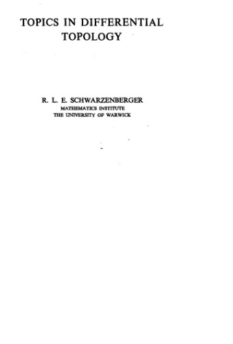 Topics in differential topology