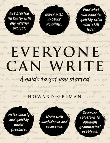 Everyone Can Write: A guide to get you started