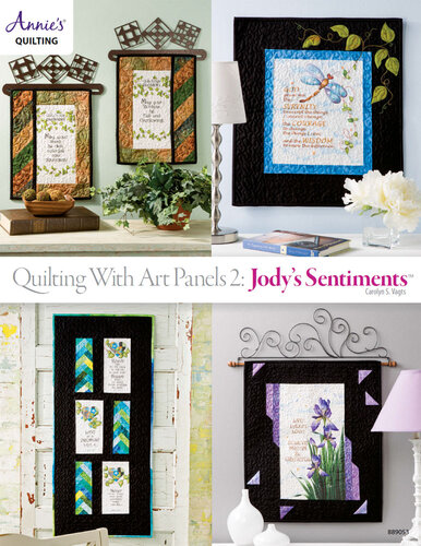 Quilting with Art Panels 2: Jody's Sentiments