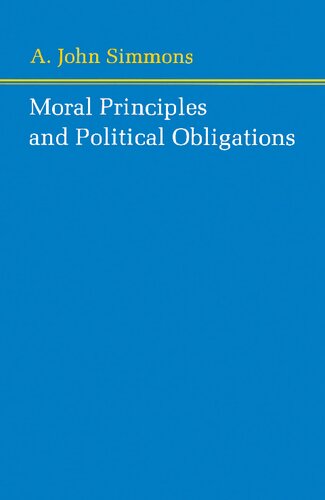 Moral Principles and Political Obligations