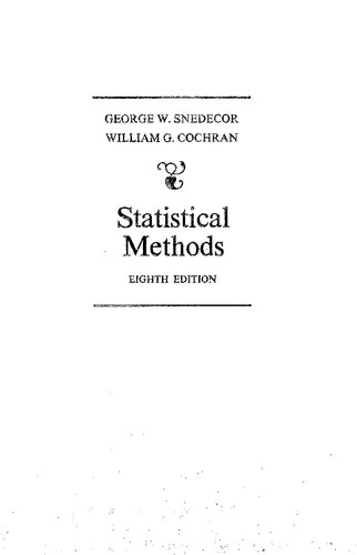 Statistical Methods