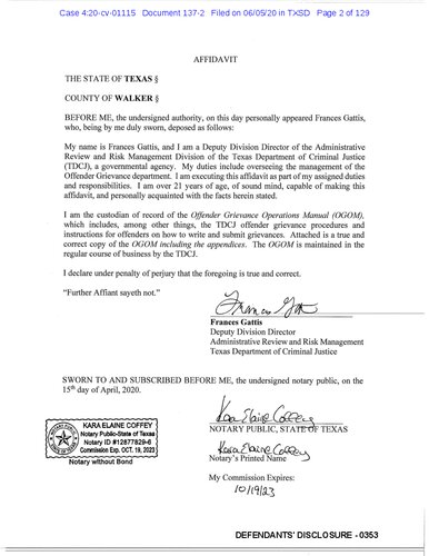 Texas Offender Grievance Operations Manual