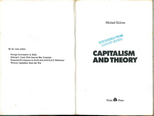 Capitalism and Theory