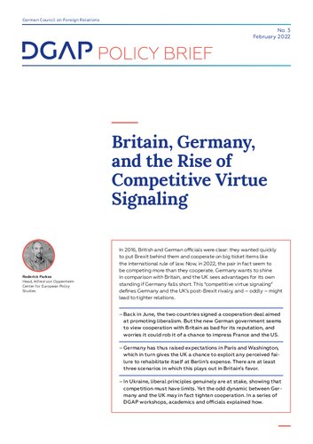 Britain, Germany, and the Rise of Competitive Virtue Signaling