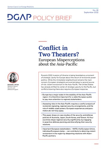 Conflict in Two Theaters? European Misperceptions about the Asia-Pacific