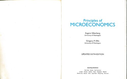 Principles of Microeconomics