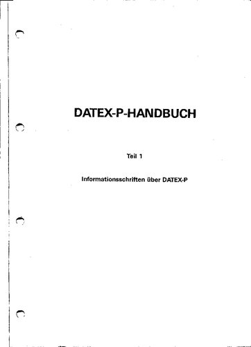 DATEX-P Handbuch