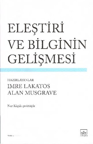 Eleştiri ve Bilginin Gelişmesi