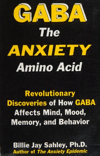 Orthomolecular Medicine : Taurine, Tryptophan, GABA: the anxiety amino acid  ( Anxiety Epidemic )