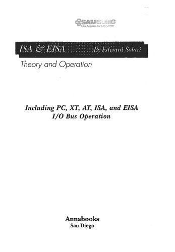 ISA and EISA: Theory and Operation