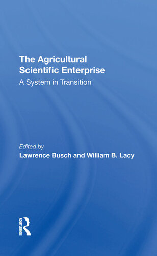 The Agricultural Scientific Enterprise