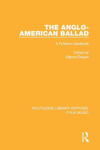 The Anglo-American Ballad