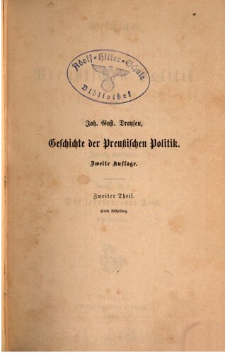 Die territoriale Zeit