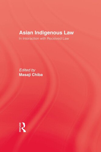 Asian Indigenous Law