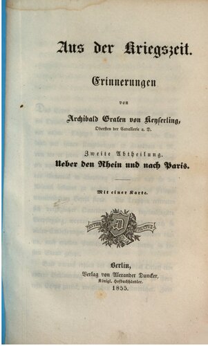 Über den Rhein und nach Paris