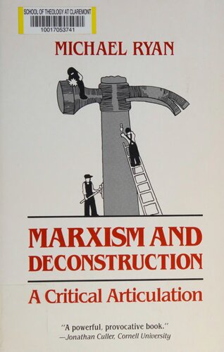 Marxism and Deconstruction_ A Crtitcal Articulation