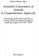 Aristotle's Generation of Animals: A Comprehensive Approach