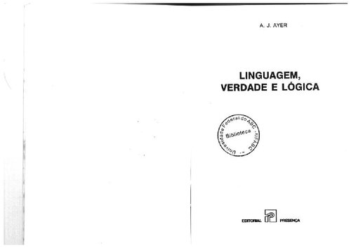 Linguagem, verdade e lógica