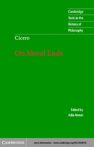 Cicero: On Moral Ends 