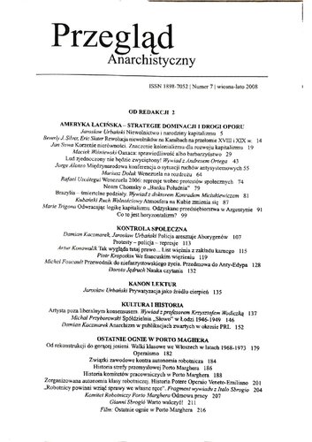 Przegląd Anarchistyczny nr 7 (wiosna-lato) / 2008