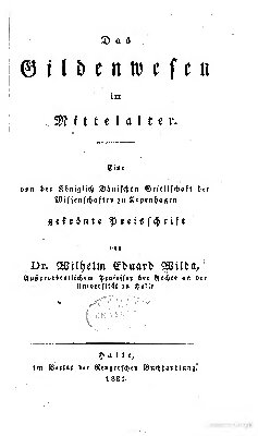 Das Gildenwesen im Mittelalter