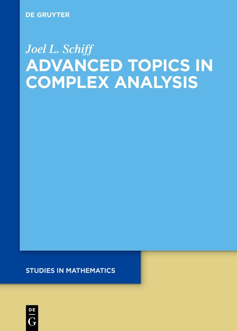 Topics in Complex Analysis