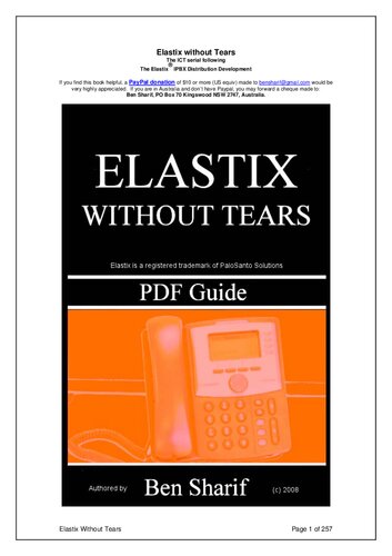 Elastix without Tears.