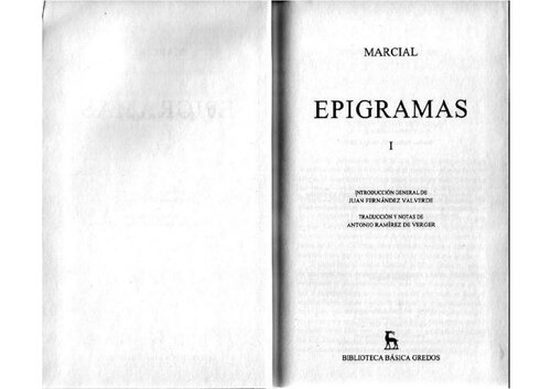 MARCIAL EPIGRAMAS I GREDOS 236