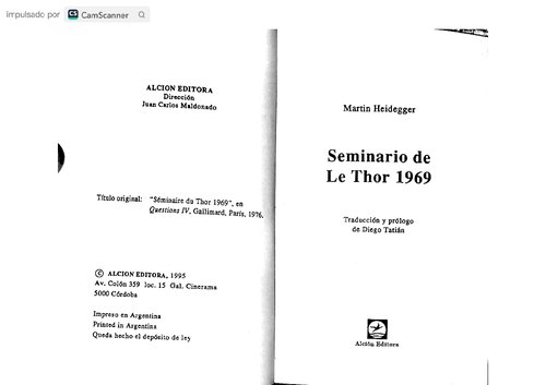 Seminario de Le Thor 1969