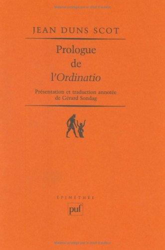 Prologue de l'Ordinatio