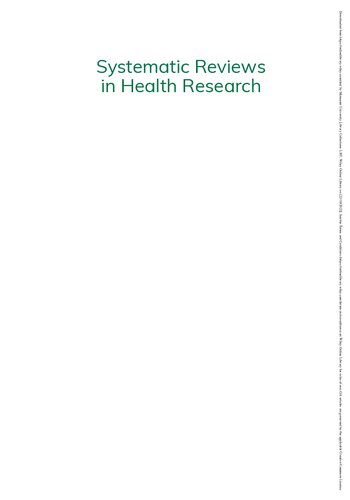 Systematic Reviews in Health Research: Meta-Analysis in Context