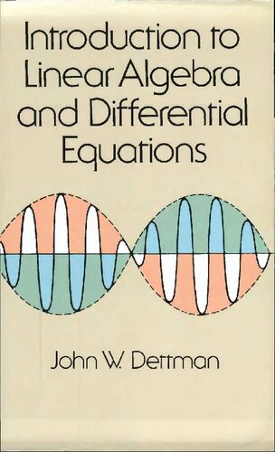Introduction to Linear Algebra and Differential Equations