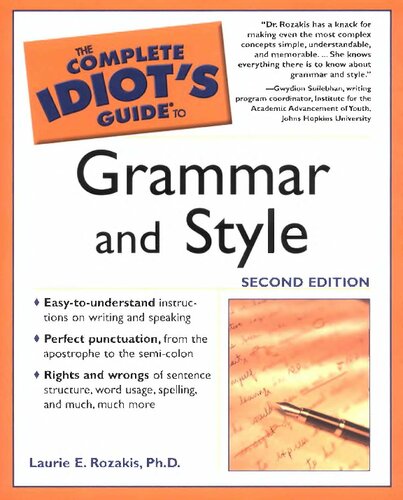 The Complete Idiot's Guide to Grammar and Style